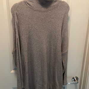 Cozy Tan Turtleneck Sweater cashmere